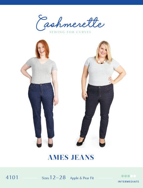 New Ames Jeans pattern from Cashmerette