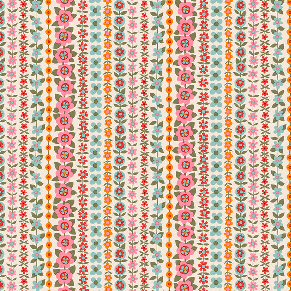 Liberty Lasenby Cotton - Everlasting Soho Stripe 513B