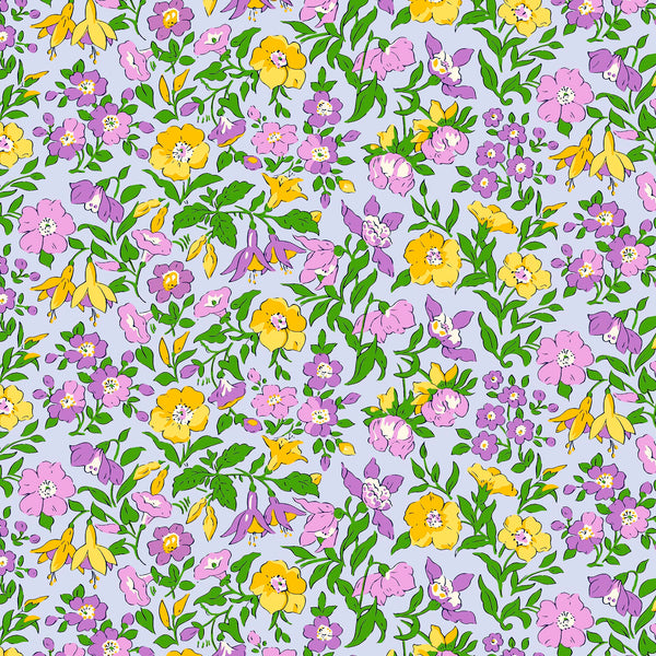 Liberty Lasenby Cotton - Everlasting Mamie Flower 516A