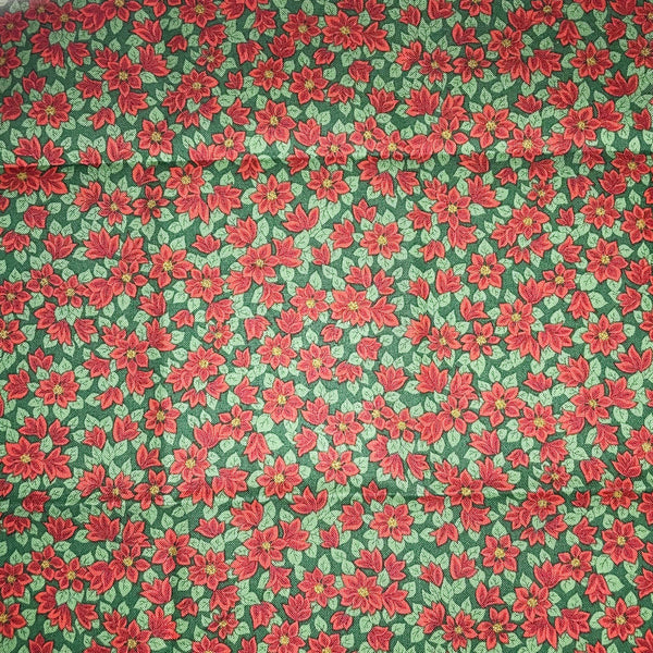 Liberty Lasenby Cotton - Peaceful Poinsetta (Fat Quarters)