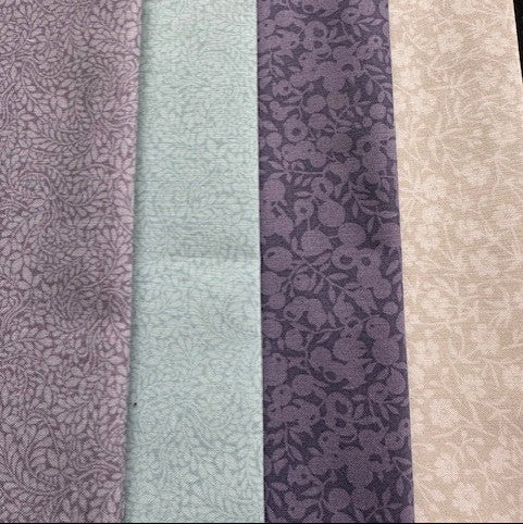 Liberty Lasenby Cotton - Blenders for Tudor Celebration C - 4xFQ pack