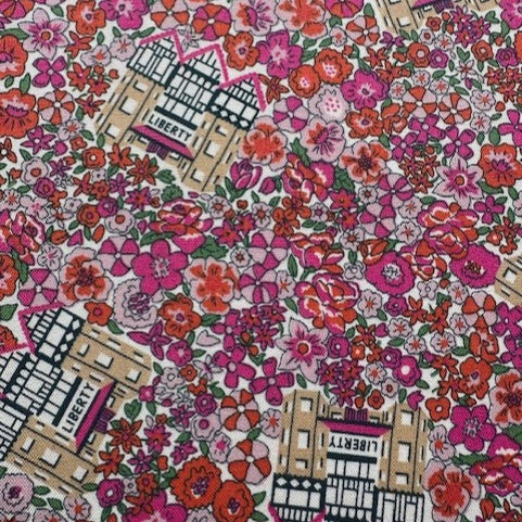Liberty Lasenby Cotton - Liberty Flower Shop - Liberty in Bloom 414A
