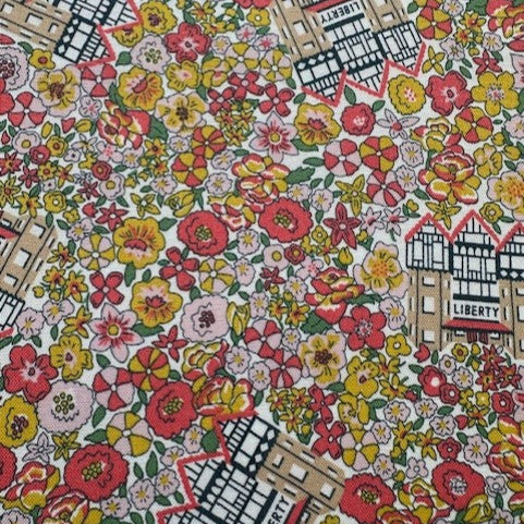 Liberty Lasenby Cotton - Liberty Flower Shop - Liberty in Bloom 414C