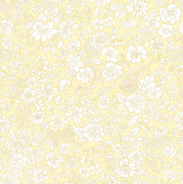 Liberty Lasenby Quilting Cotton Fabric - Emily Belle - Magnolia