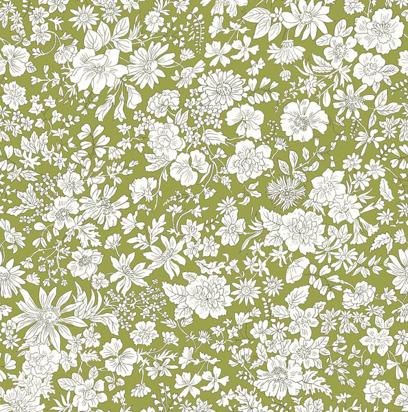 Liberty Lasenby Quilting Cotton Fabric - Emily Belle - Caterpillar