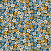Liberty Lasenby Cotton - Denim Florals  - Spring Flourish 405B