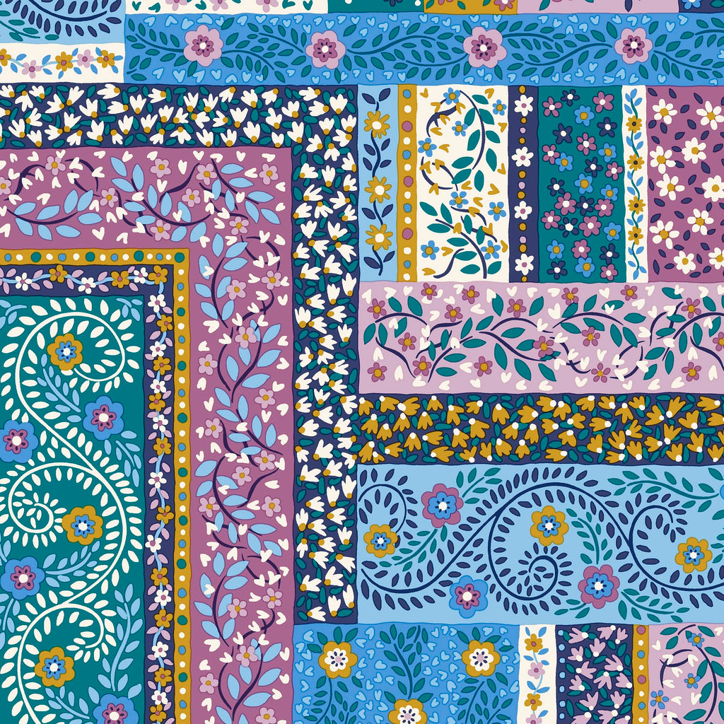 Liberty Lasenby Cotton - Tudor Celebration - Patchwork Scarves 442A