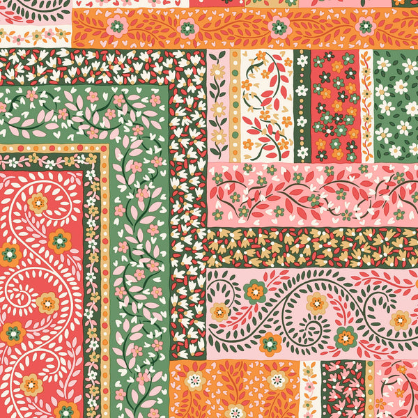 Liberty Lasenby Cotton - Tudor Celebration - Patchwork Scarves 442B