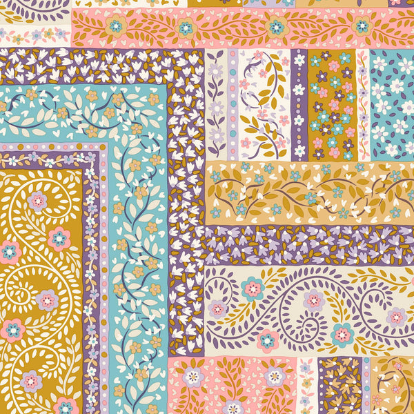 Liberty Lasenby Cotton - Tudor Celebration - Patchwork Scarves 442C