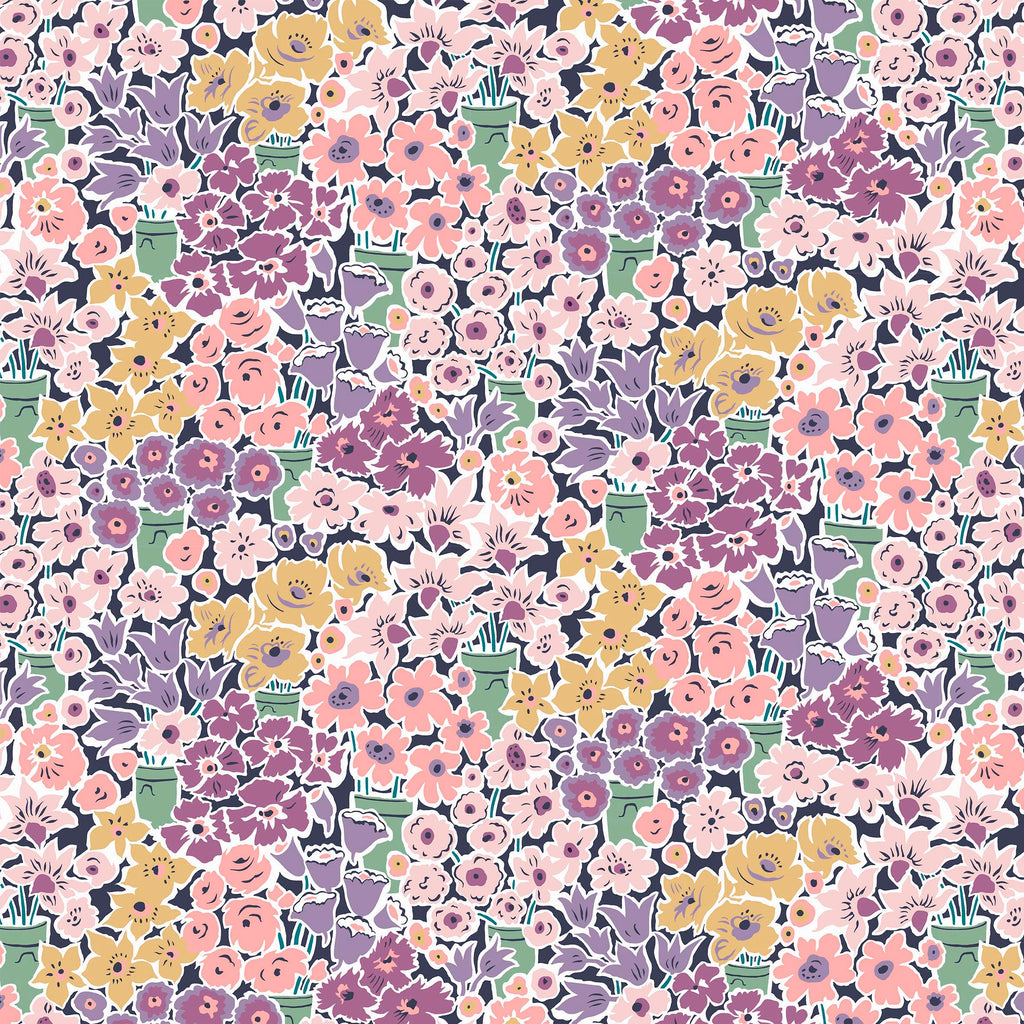 Liberty Lasenby Cotton - Tudor Celebration - Rossellie Blooms 444C
