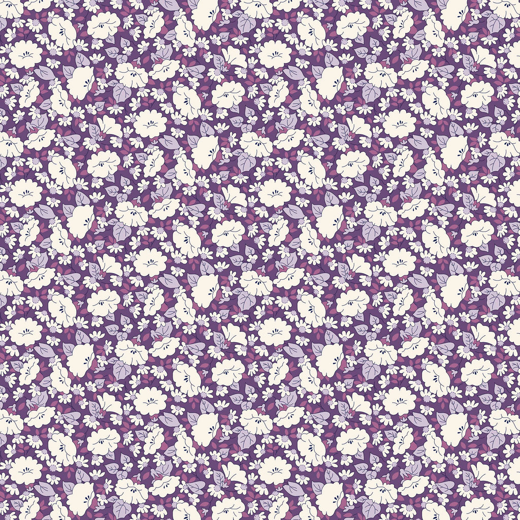 Liberty Lasenby Cotton - Tudor Celebration - Mayflower Meadow 445A