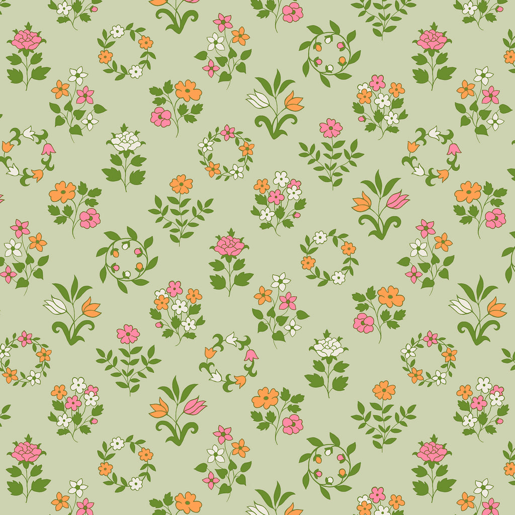 Liberty Lasenby Cotton - Craft Garden - Mary's Embroidery 01667454A