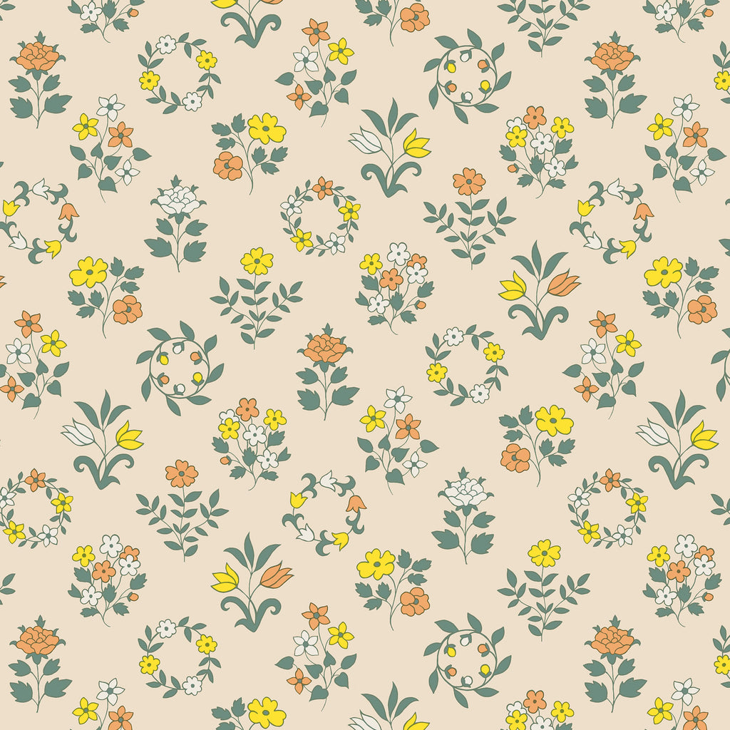 Liberty Lasenby Cotton - Craft Garden - Mary's Embroidery 01667454C