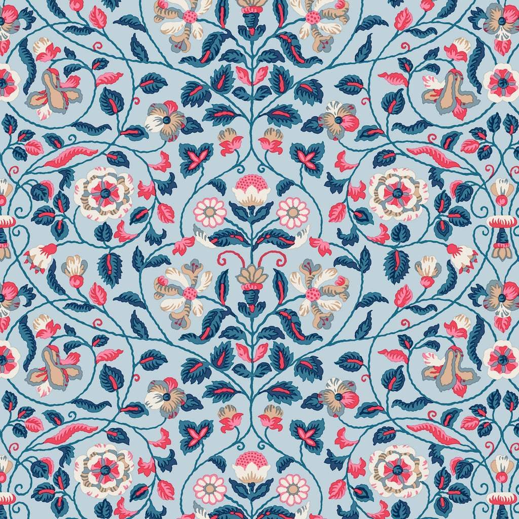 Liberty Lasenby Cotton - Craft Garden - Tapestry Trail 01667457B