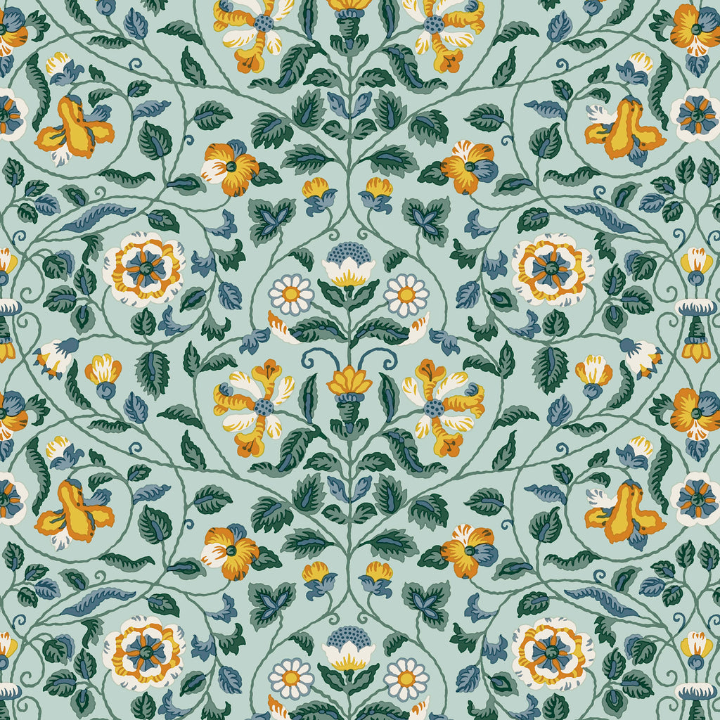 Liberty Lasenby Cotton - Craft Garden - Tapestry Trail 01667457C