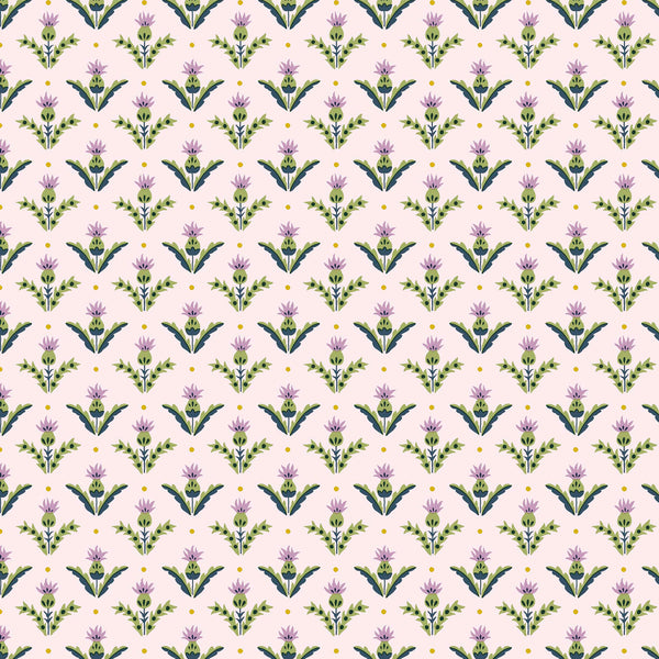 Liberty Cotton - Postcards from the Highlands - Tay Thistle 01667355A