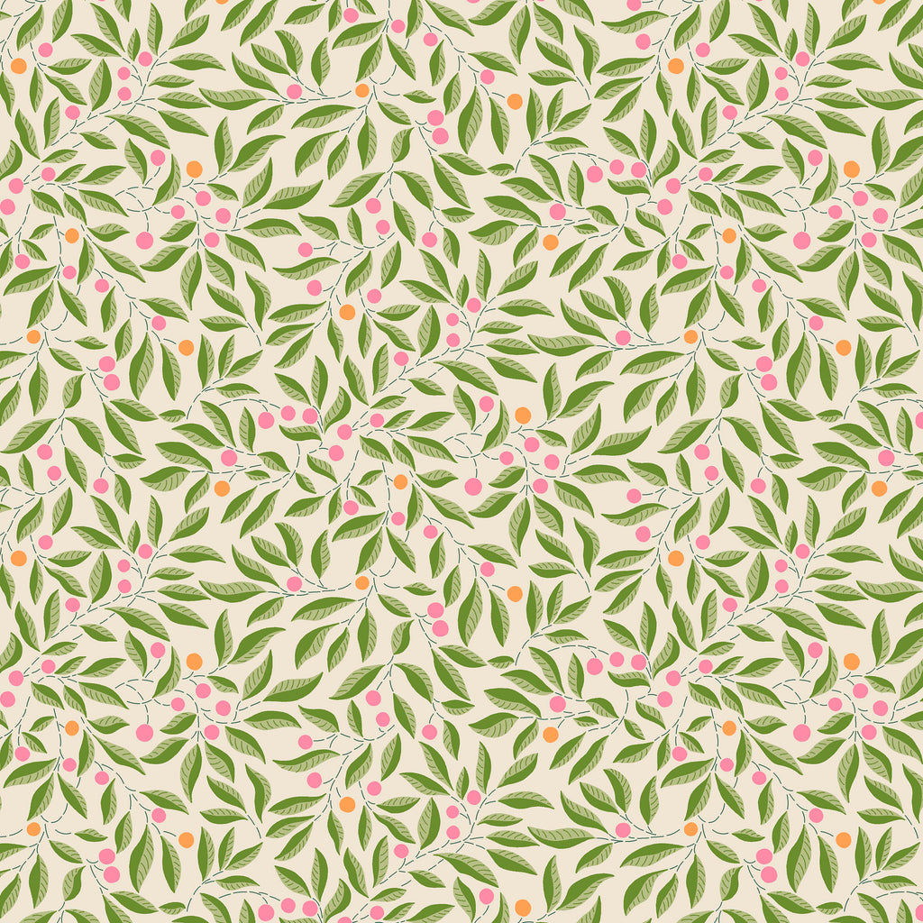 Liberty Lasenby Cotton - Craft Garden - Willow Stitch 01667455A