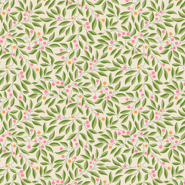 Liberty Lasenby Cotton - Craft Garden - Willow Stitch 01667455A