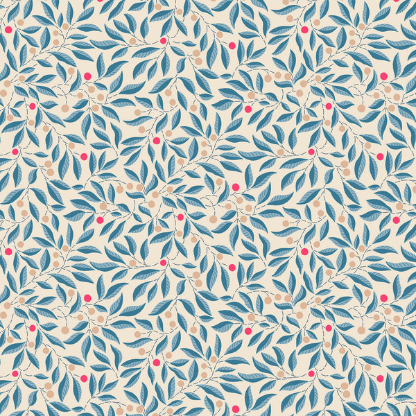 Liberty Lasenby Cotton - Craft Garden - Willow Stitch 01667455B