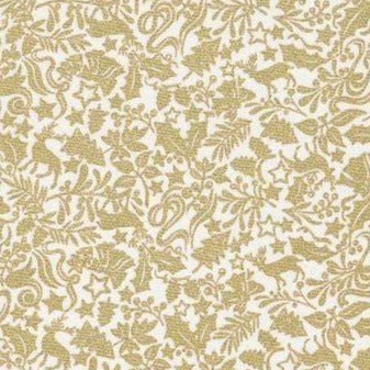 Liberty - A Woodland Christmas - Enchanted Forest - Gold (Fat Quarters)