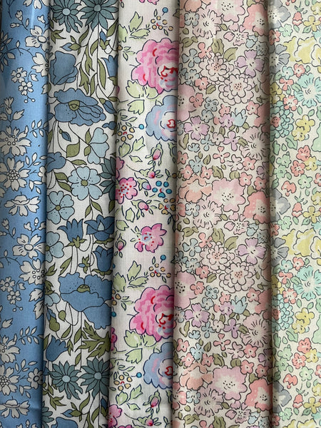 Liberty Tana Lawn - 'Perfect Pastels NEW' Pack - 5 piece