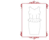 Eliza M - Lucyloo Peplum Wiggle Dress, Skirt & Top - NEW