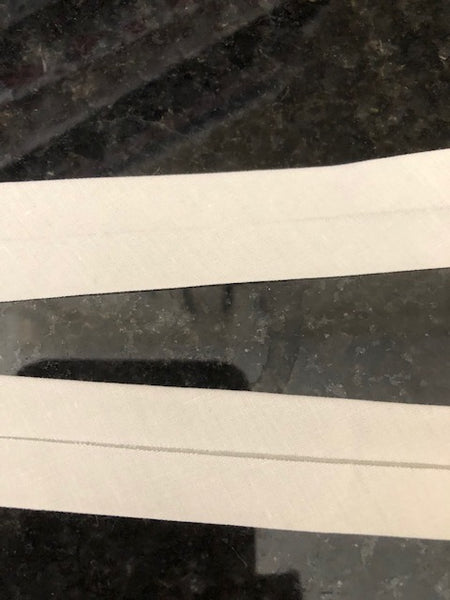 Bias Binding - 25mm - by metre - Plain Cream