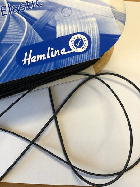 Black Cord Elastic - 2MM