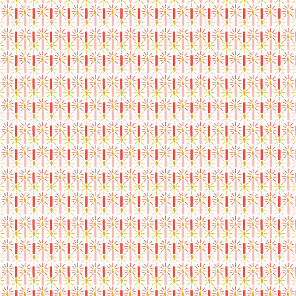 Liberty 'Merry & Bright' Shine Bright - Red (Fat Quarters)