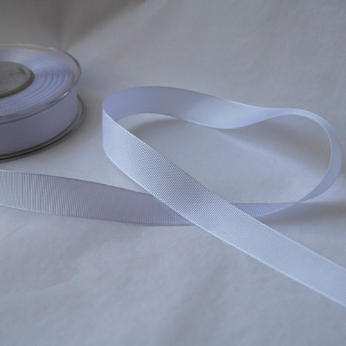 White Seam Binding - 13mm - by metre