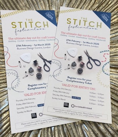 Ticket Give-away for The Stitch Festival ....