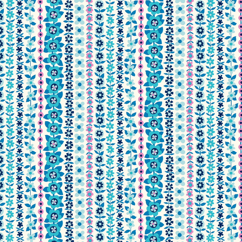 Liberty Lasenby Cotton - Everlasting Soho Stripe 513A