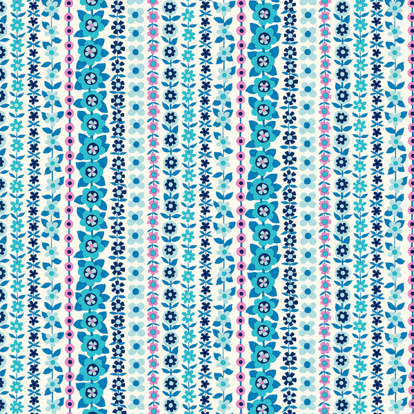 Liberty Lasenby Cotton - Everlasting Soho Stripe 513A