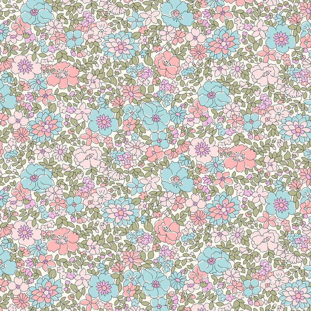 Liberty Lasenby Cotton - Everlasting Arley Rose 514B