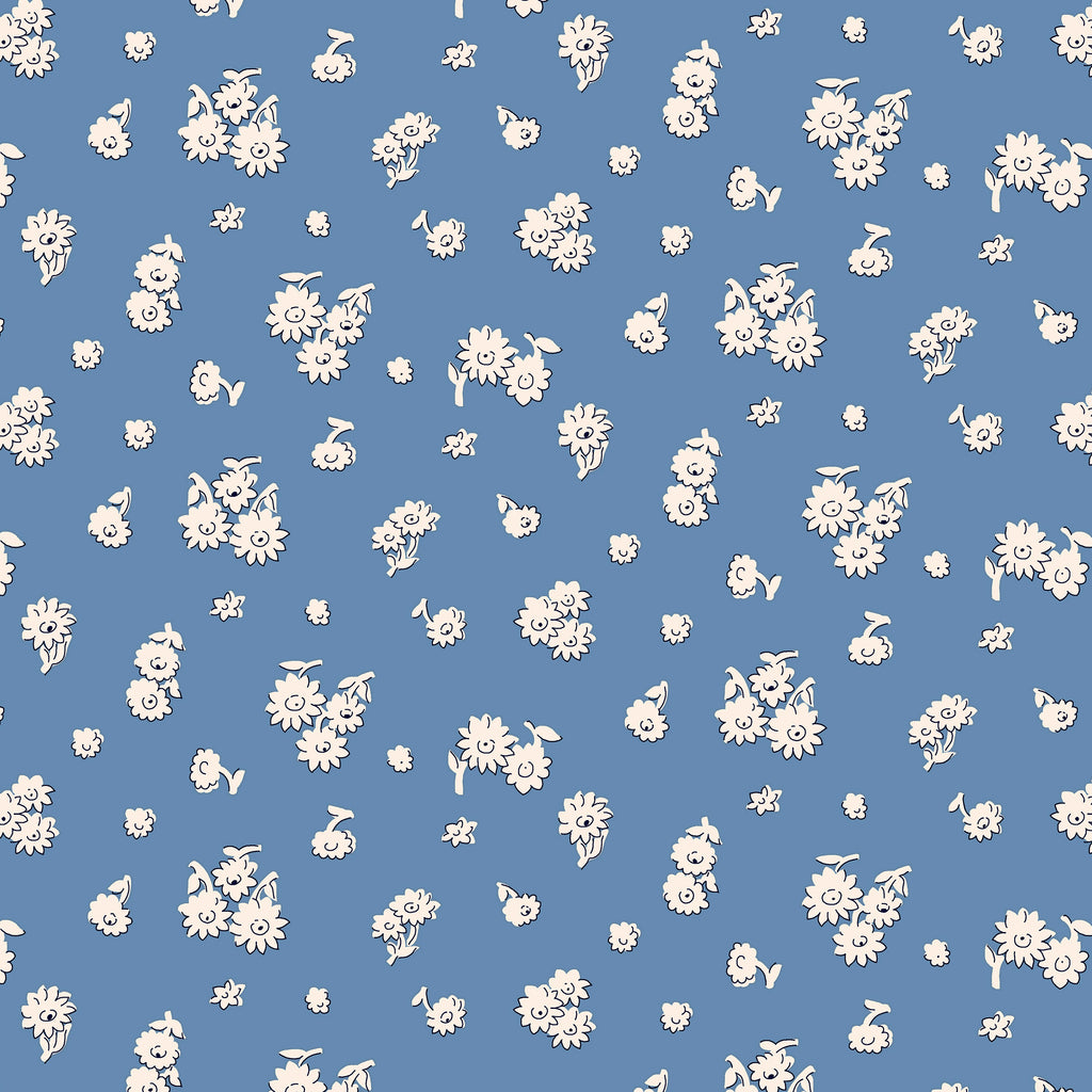 Liberty Lasenby Cotton - Everlasting Tumbling Daisy 515A