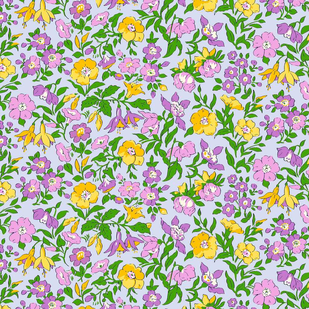 Liberty Lasenby Cotton - Everlasting Mamie Flower 516A