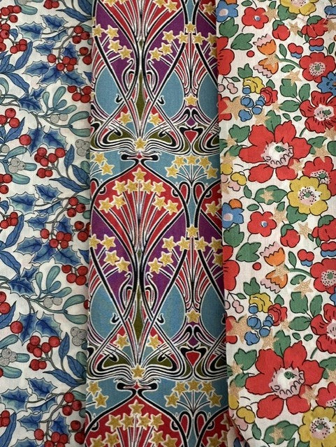 Liberty Tana Lawn 'Festive - Ianthe/Betsy/Yuletide' - 3 piece pack