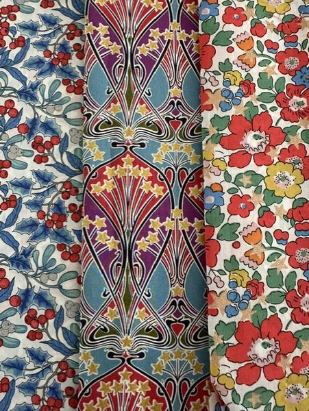 Liberty Tana Lawn 'Festive - Ianthe/Betsy/Yuletide' - 3 piece pack