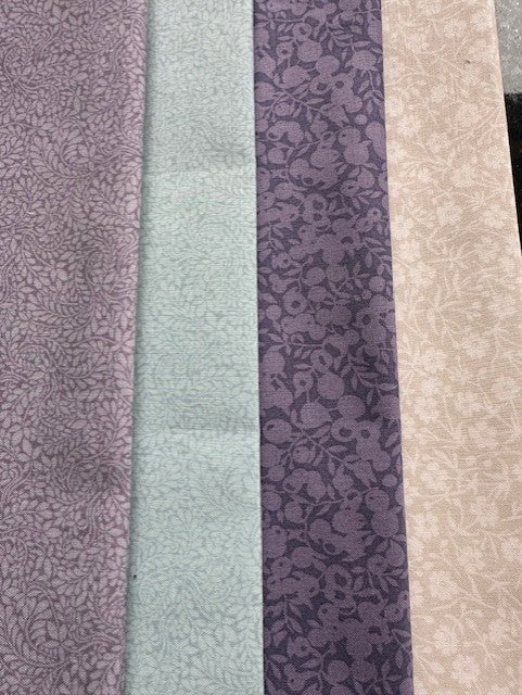 Liberty Lasenby Cotton - Blenders for Tudor Celebration C - 4xFQ pack