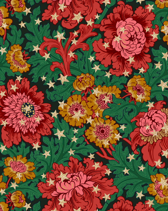 Liberty Tana Lawn® - December Day Star 0363MT75445A