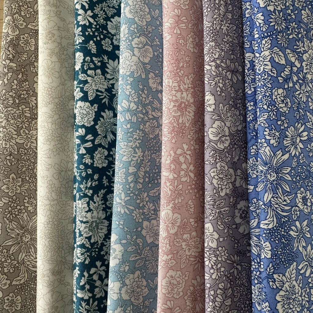 Liberty Lasenby Cotton - Emily Belle - 7 x Fat Eighth Pack