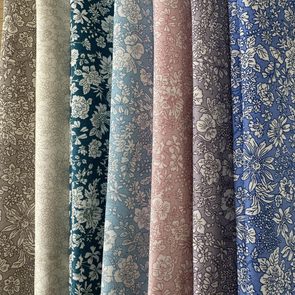 Liberty Lasenby Cotton - Emily Belle - 7 x Fat Eighth Pack