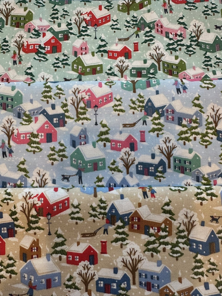 Liberty Lasenby Cotton - Liberty Festive Village - 3xFQ pack