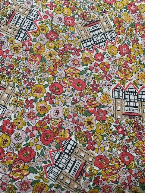 Liberty Lasenby Cotton - Liberty Flower Shop - Liberty in Bloom 414C