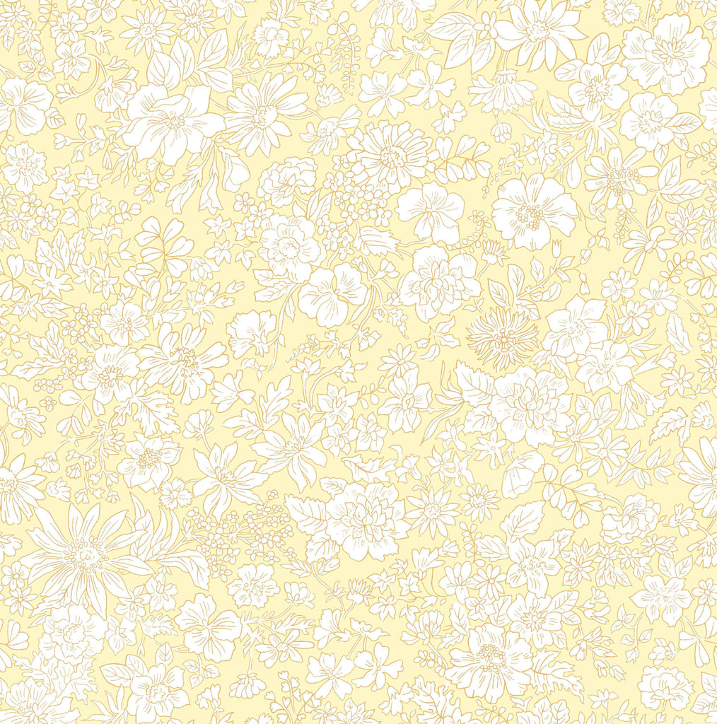Liberty Lasenby Quilting Cotton Fabric - Emily Belle - Magnolia