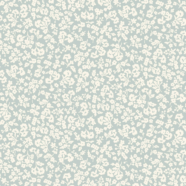 Liberty Lasenby Cotton - Denim Florals  - Dainty Meadow 401C
