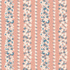Liberty Lasenby Cotton - Denim Florals  - Topiary Stripe 402B