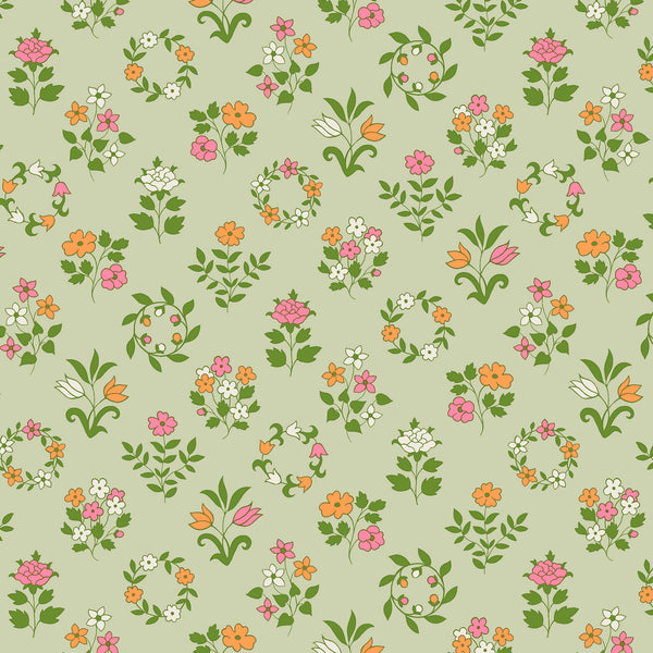 Liberty Lasenby Cotton - Craft Garden - Mary's Embroidery 01667454A