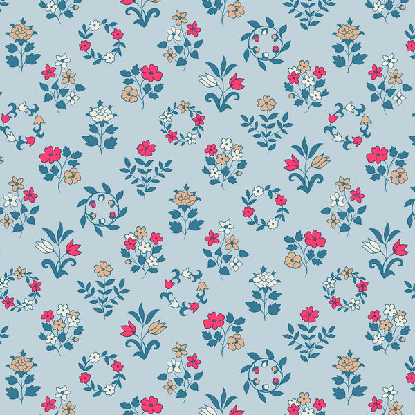 Liberty Lasenby Cotton - Craft Garden - Mary's Embroidery 01667454B
