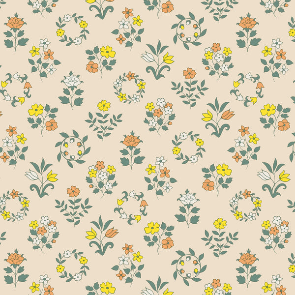 Liberty Lasenby Cotton - Craft Garden - Mary's Embroidery 01667454C